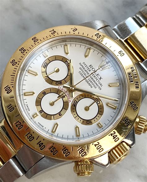 1988 rolex daytona zenith|Rolex daytona zenith two tone.